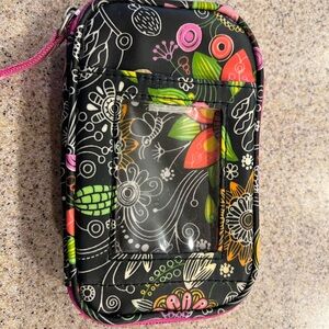 Scout Floral Pattern Phone Case - Black and Multicolor